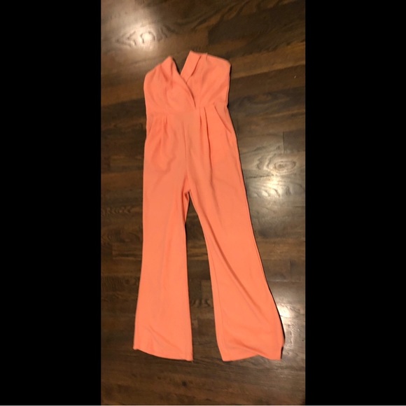 CBR women’s orange/peach lapels one piece jumpsuit - Picture 7 of 11